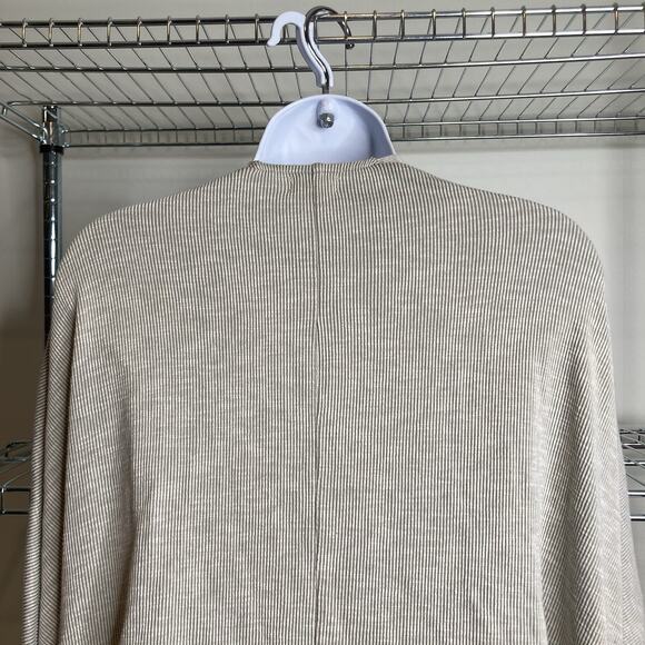 Anthropologie Donni Women's Cream Open Front Duster Cardigan One Size Lagenlook - Picture 10 of 11